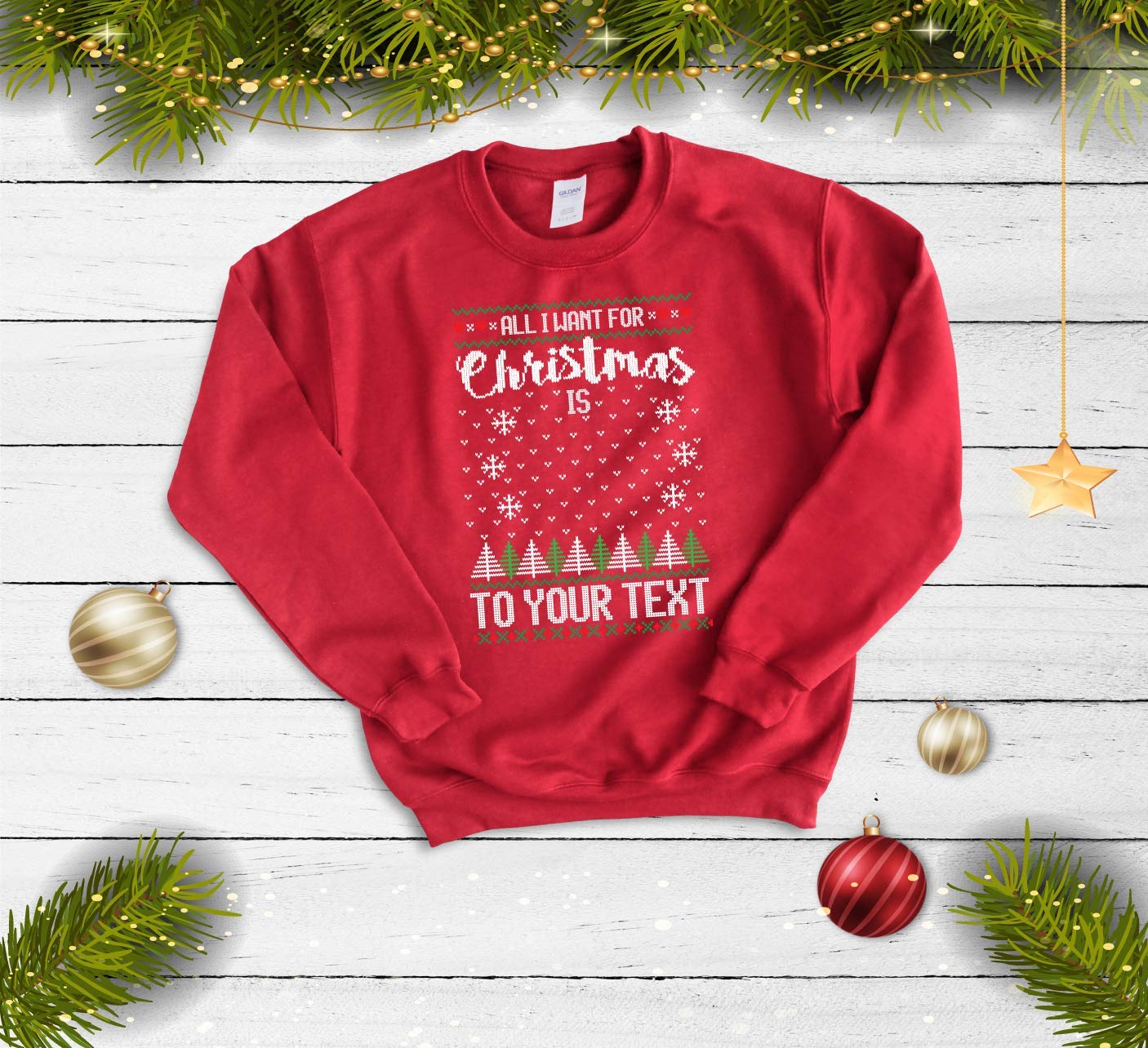 Custom Christmas Jumper